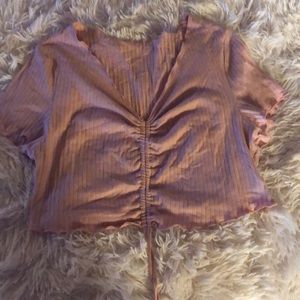 Pink crop top